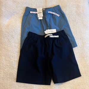 Boys Crewcuts shorts two different colors navy blue and light blue size 7